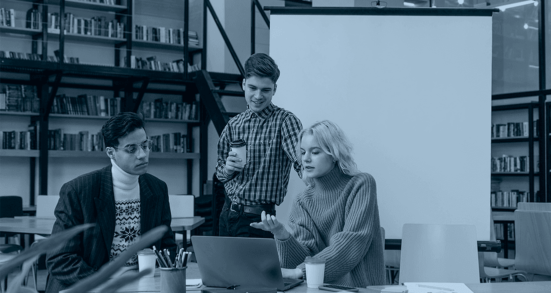 people having a discussion